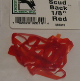 scud back 1/8 red Hareline  